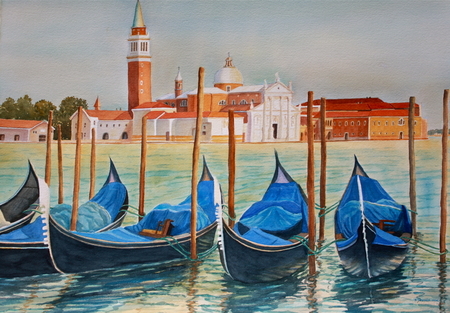 "Venice Gondola View"